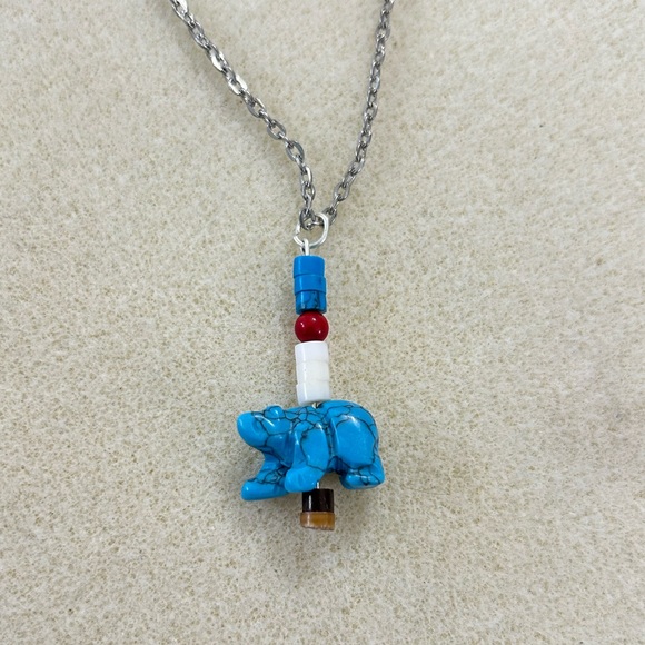 Handmade Jewelry - Handmade Bear necklace